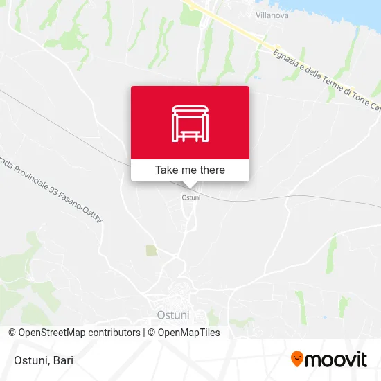 Ostuni map