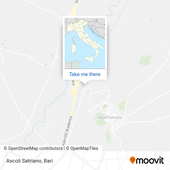Ascoli Satriano map
