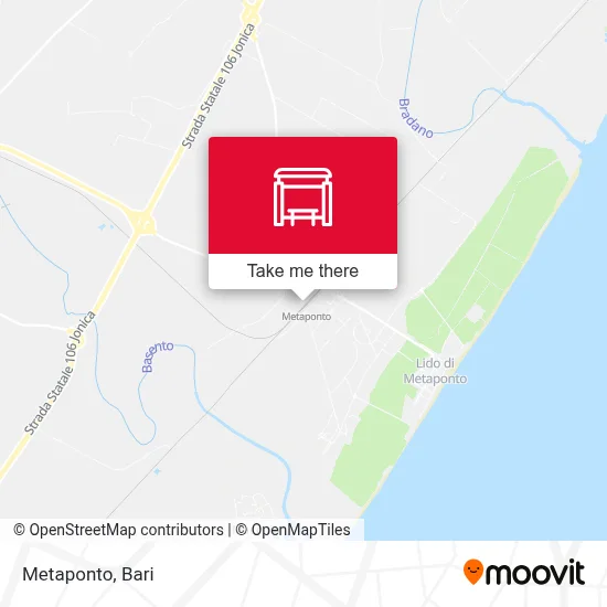 Metaponto map