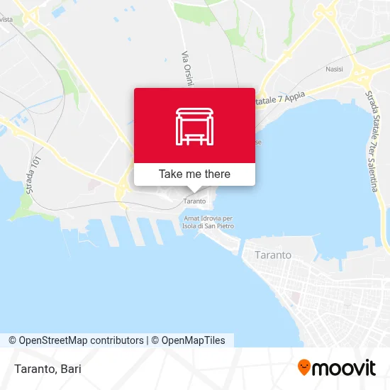 Taranto map
