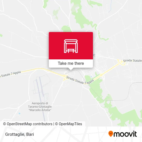 Grottaglie map
