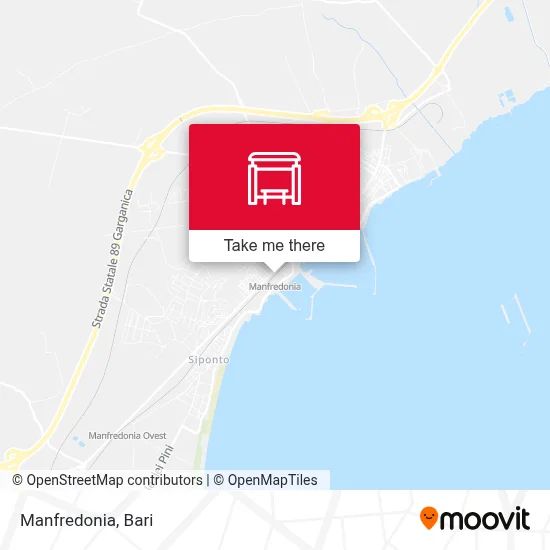 Manfredonia map