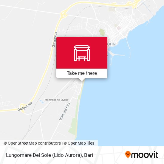 Lungomare Del Sole (Lido Aurora) map
