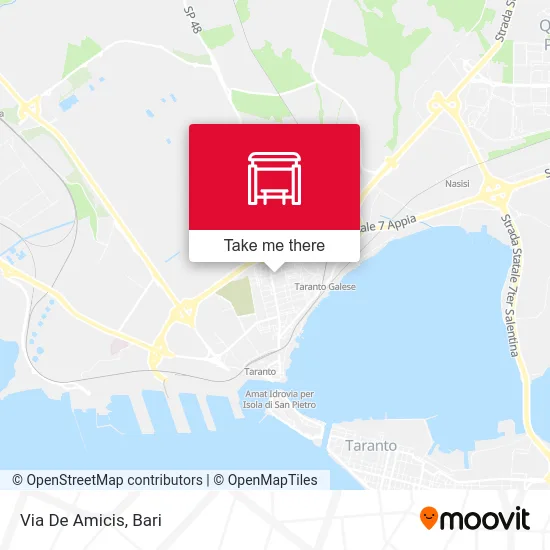 De Amicis Street map