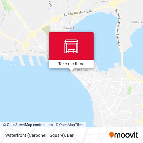 Waterfront (Carbonelli Square) map