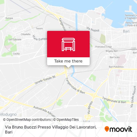 Via Bruno Buozzi  Presso Villaggio Dei Lavoratori map