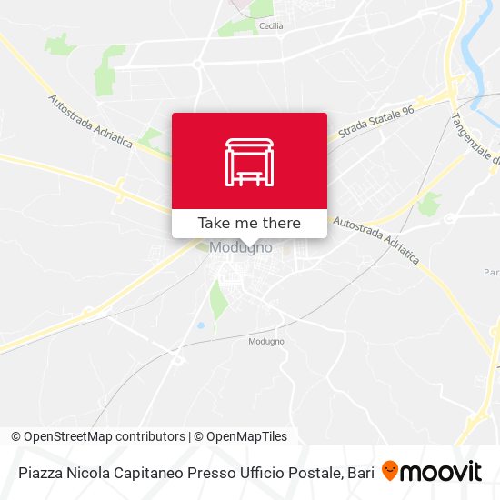 Piazza Nicola Capitaneo Presso Ufficio Postale map