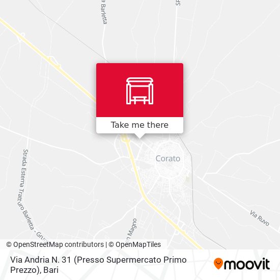 Via Andria N. 31 (Presso Supermercato Primo Prezzo) map