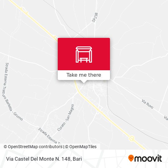 Via Castel Del Monte N. 148 map
