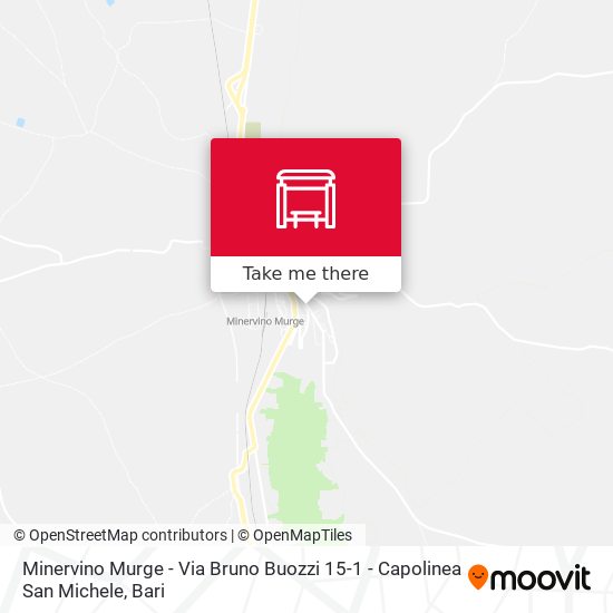 Minervino Murge - Via Bruno Buozzi 15-1 - Capolinea San Michele map