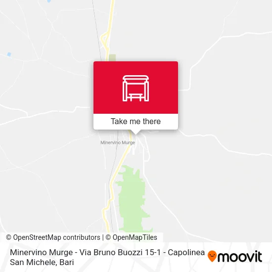 Minervino Murge - Via Bruno Buozzi 15-1 - Capolinea San Michele map
