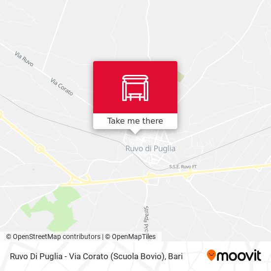 Ruvo Di Puglia - Via Corato (Scuola Bovio) map