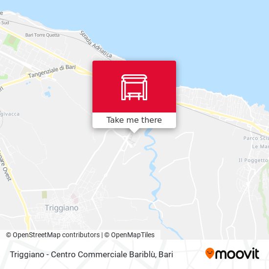 Triggiano - Centro Commerciale Bariblù map