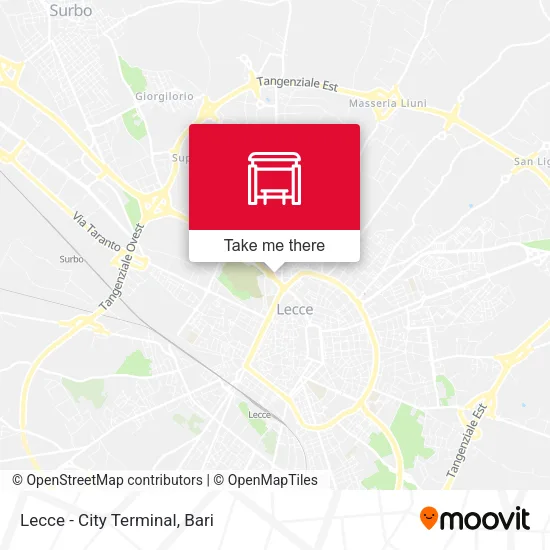 Lecce - City Terminal map