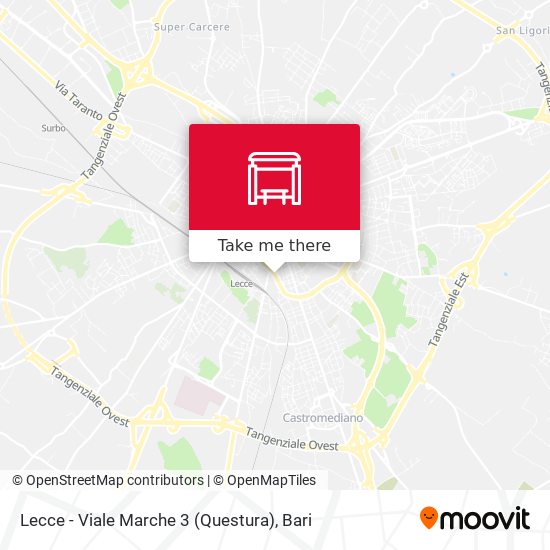 Lecce - Viale Marche 3 (Questura) map