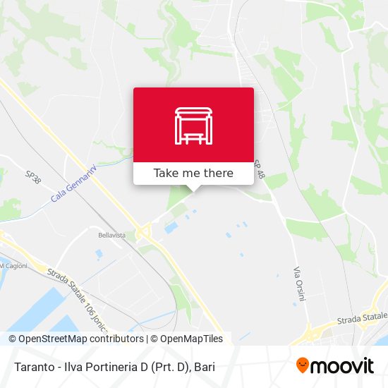 Taranto - Ilva Portineria D (Prt. D) map