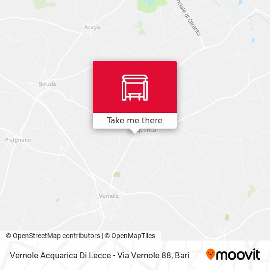 Vernole Acquarica Di Lecce - Via Vernole 88 map