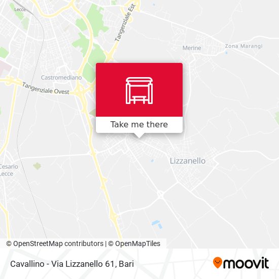 Cavallino - Via Lizzanello 61 map