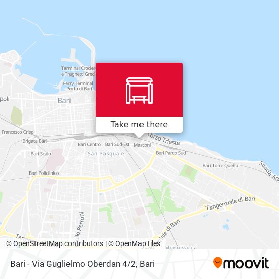 Bari - Via Guglielmo Oberdan 4 / 2 map