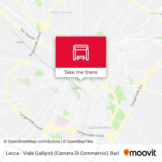 Lecce - Viale Gallipoli (Camera Di Commercio) map