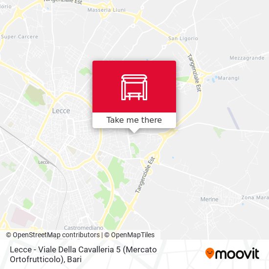Lecce - Viale Della Cavalleria 5 (Mercato Ortofrutticolo) map