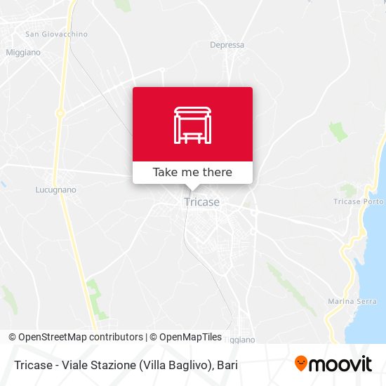 Tricase - Viale Stazione (Villa Baglivo) map