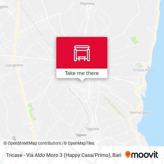 Tricase - Via Aldo Moro 3 (Happy Casa / Primo) map