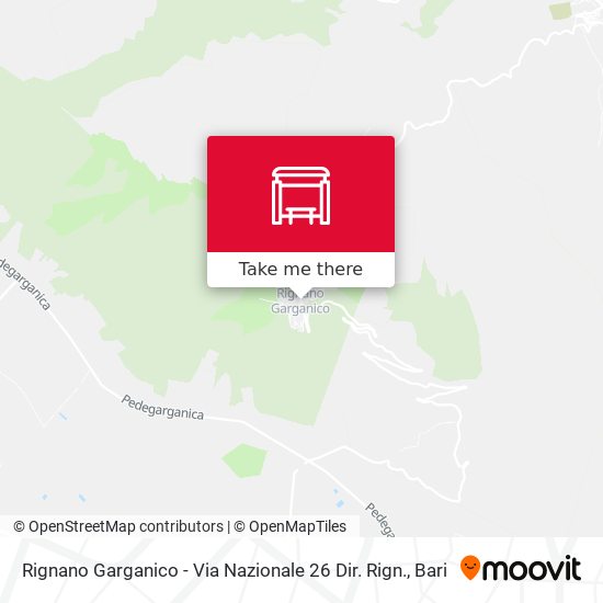 Rignano Garganico - Via Nazionale 26 Dir. Rign. map