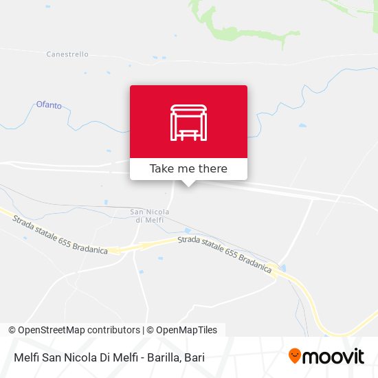 Melfi San Nicola Di Melfi - Barilla map