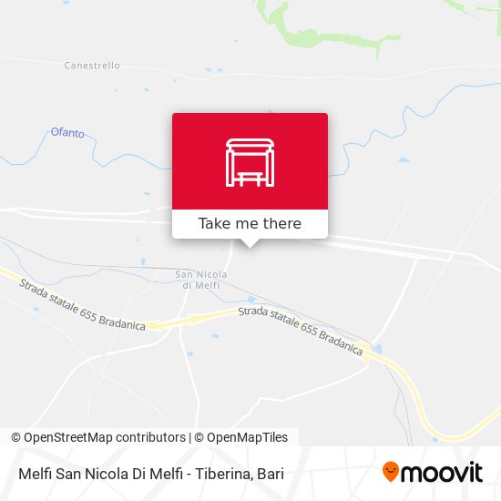 Melfi San Nicola Di Melfi - Tiberina map