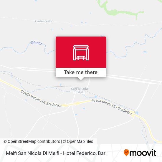 Melfi San Nicola Di Melfi - Hotel Federico map
