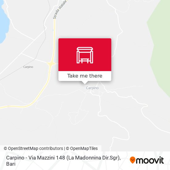 Carpino - Via Mazzini 148 (La Madonnina Dir.Sgr) map