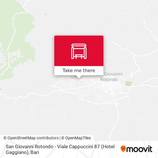 San Giovanni Rotondo - Viale Cappuccini 87 (Hotel Gaggiano) map