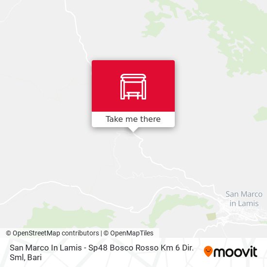 San Marco In Lamis - Sp48 Bosco Rosso Km 6 Dir. Sml map