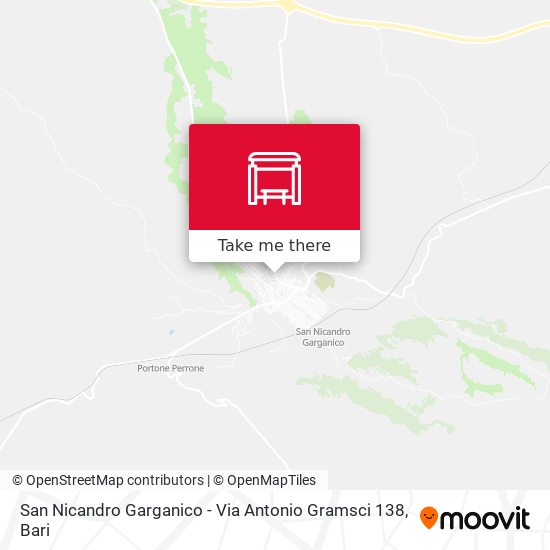San Nicandro Garganico - Via Antonio Gramsci 138 map