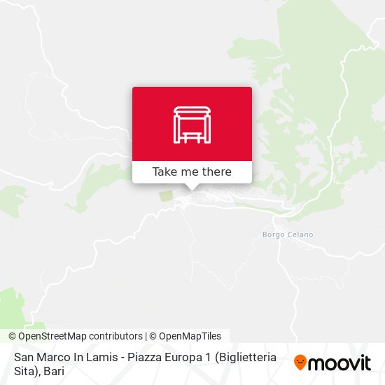 San Marco In Lamis - Piazza Europa  1 (Biglietteria Sita) map