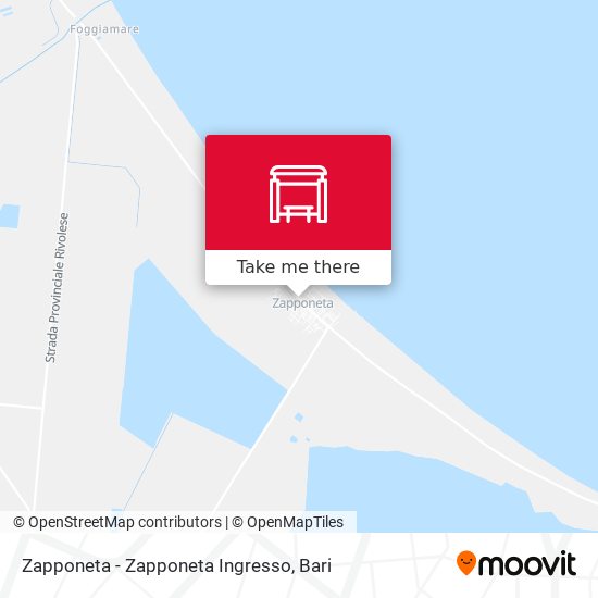 Zapponeta - Zapponeta Ingresso map