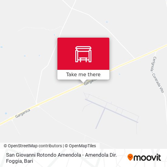 San Giovanni Rotondo Amendola - Amendola Dir. Foggia map