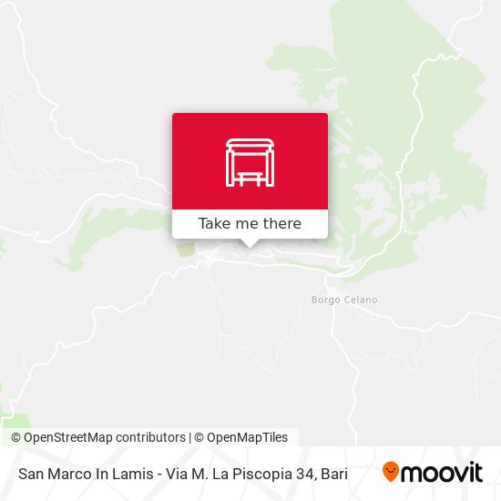 San Marco In Lamis - Via M. La Piscopia  34 map