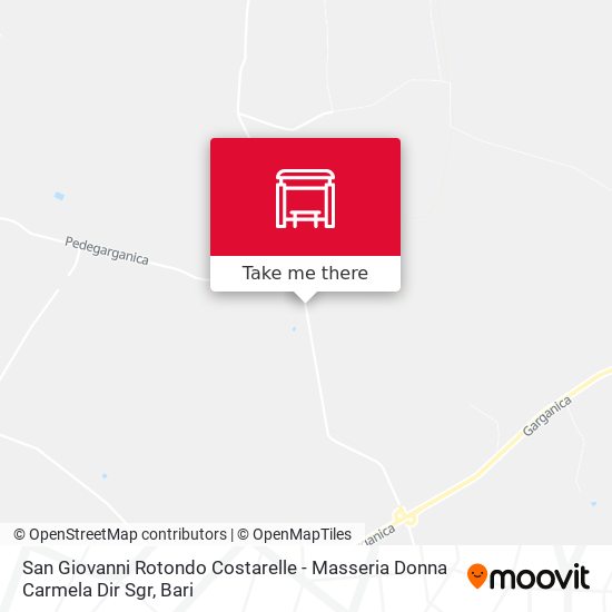 San Giovanni Rotondo Costarelle - Masseria Donna Carmela Dir Sgr map