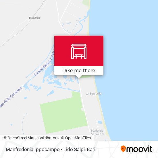 Manfredonia Ippocampo - Lido Salpi map