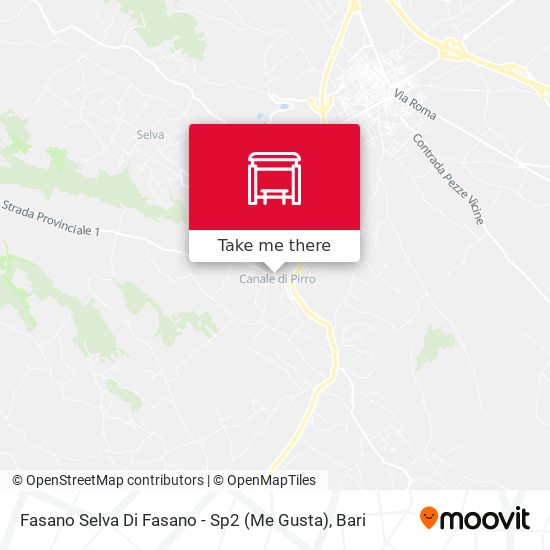 Fasano Selva Di Fasano - Sp2 (Me Gusta) map