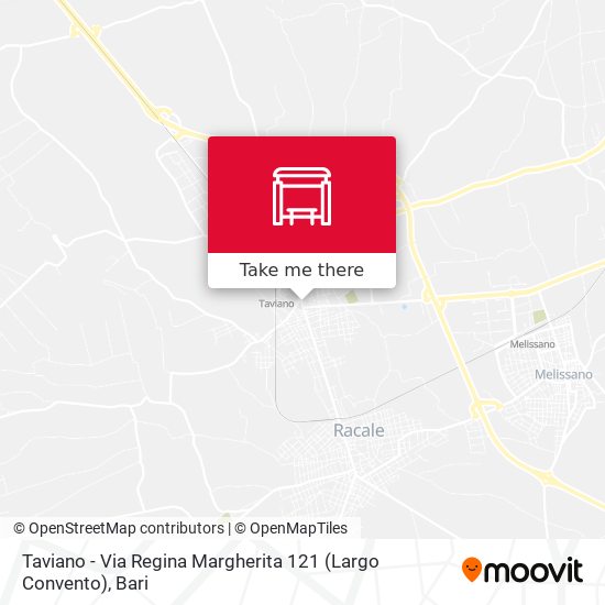 Taviano - Via Regina Margherita 121 (Largo Convento) map