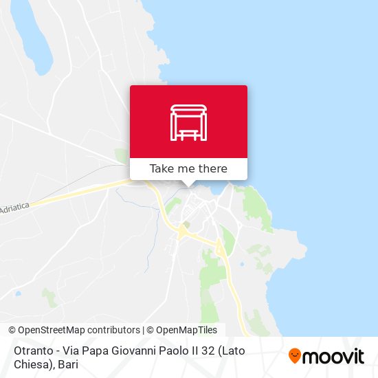 Otranto - Via Papa Giovanni Paolo II 32 (Lato Chiesa) map