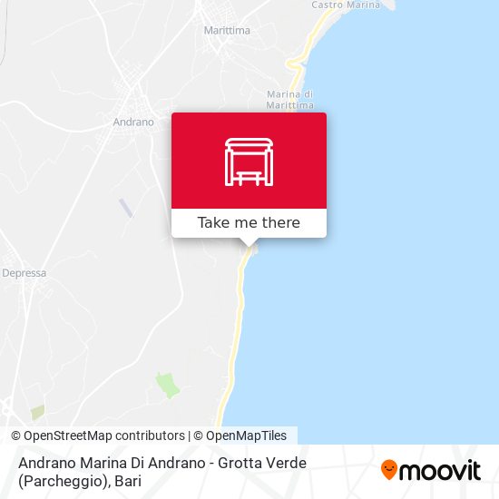 Andrano Marina Di Andrano - Grotta Verde (Parcheggio) map