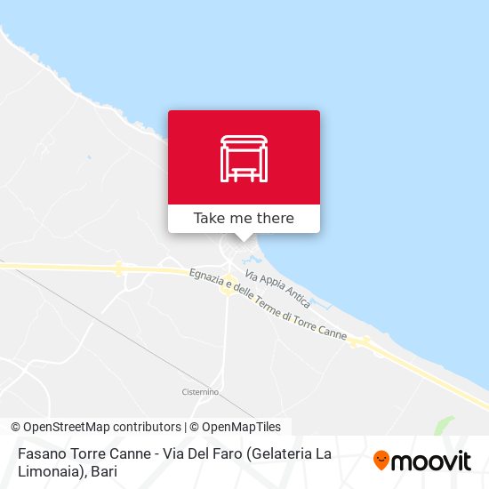 Fasano Torre Canne - Via Del Faro (Gelateria La Limonaia) map