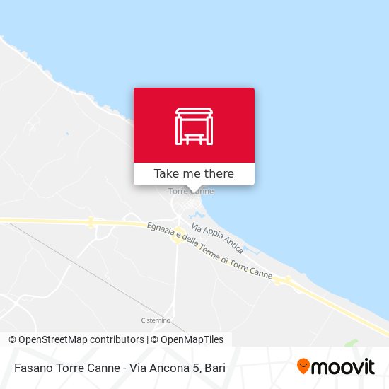 Fasano Torre Canne - Via Ancona 5 map