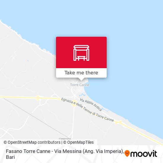 Fasano Torre Canne - Via Messina (Ang. Via Imperia) map