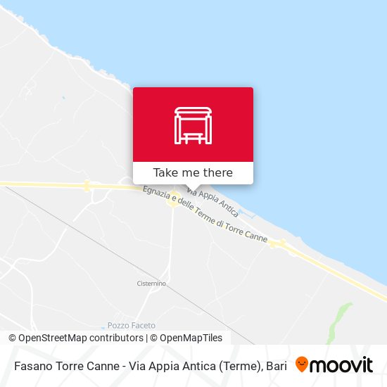 Fasano Torre Canne - Via Appia Antica (Terme) map