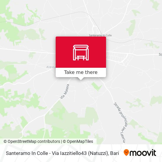 Santeramo In Colle - Via Iazzitiello43 (Natuzzi) map